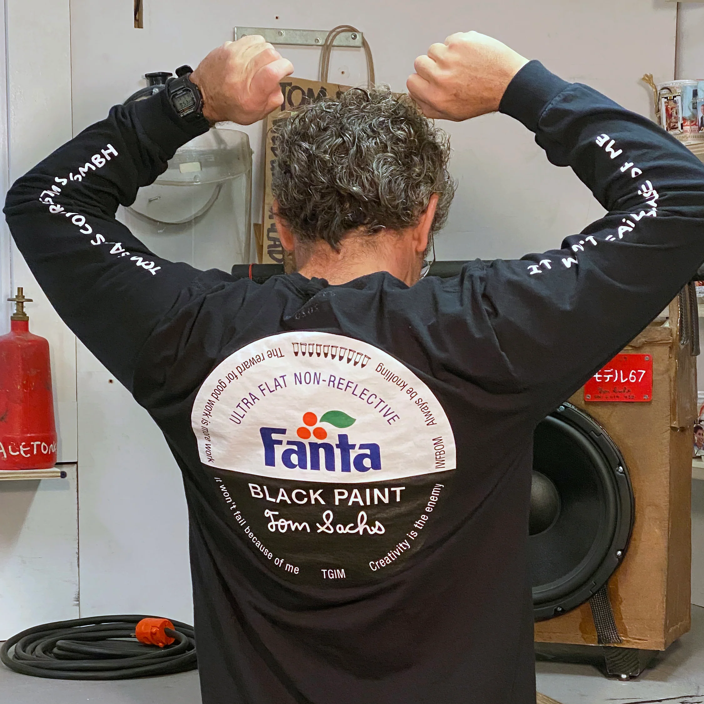 Fanta Black Long Sleeve Tee - Image 4