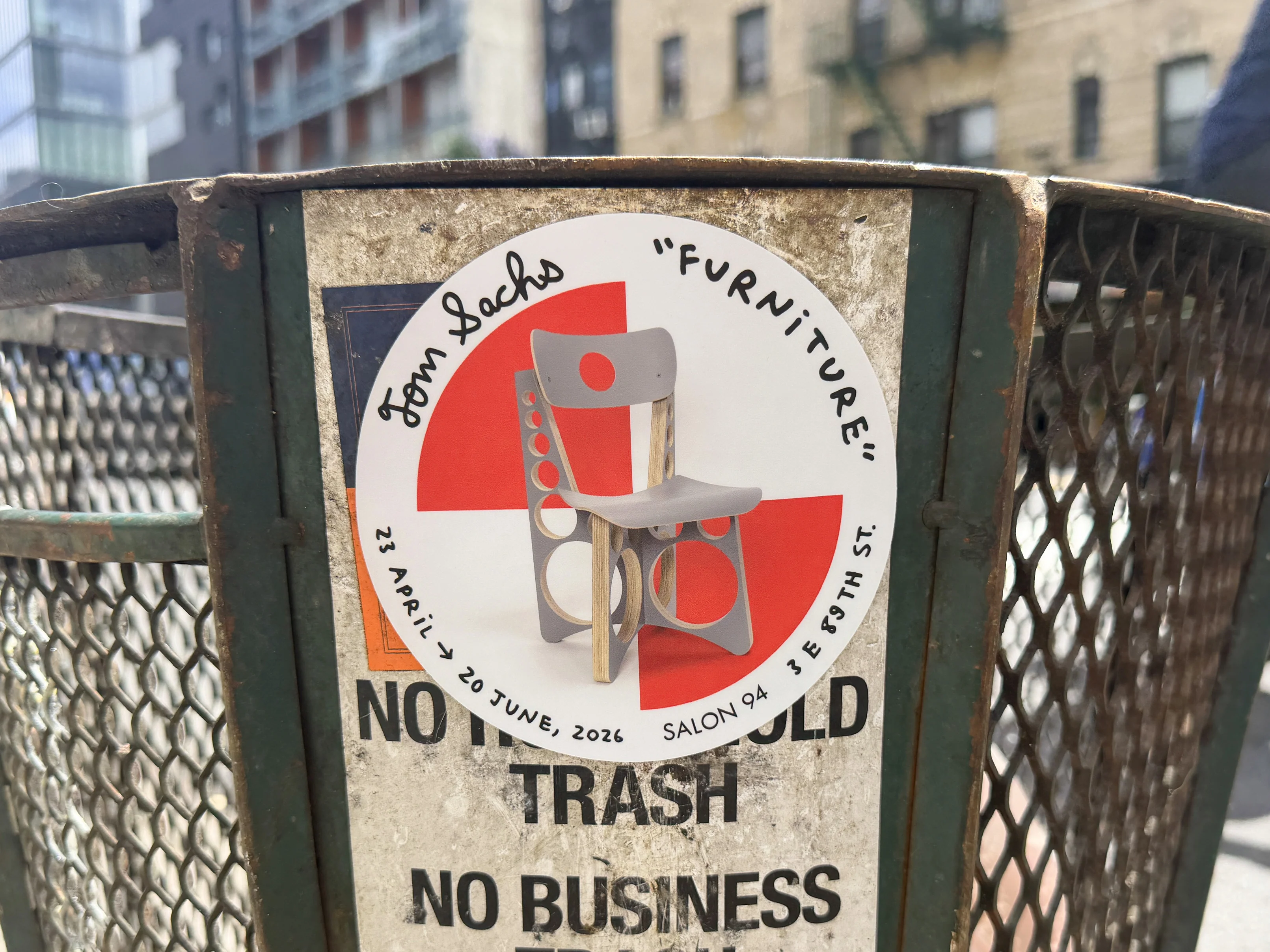 Tom Sachs Furniture Sticker - Image 2