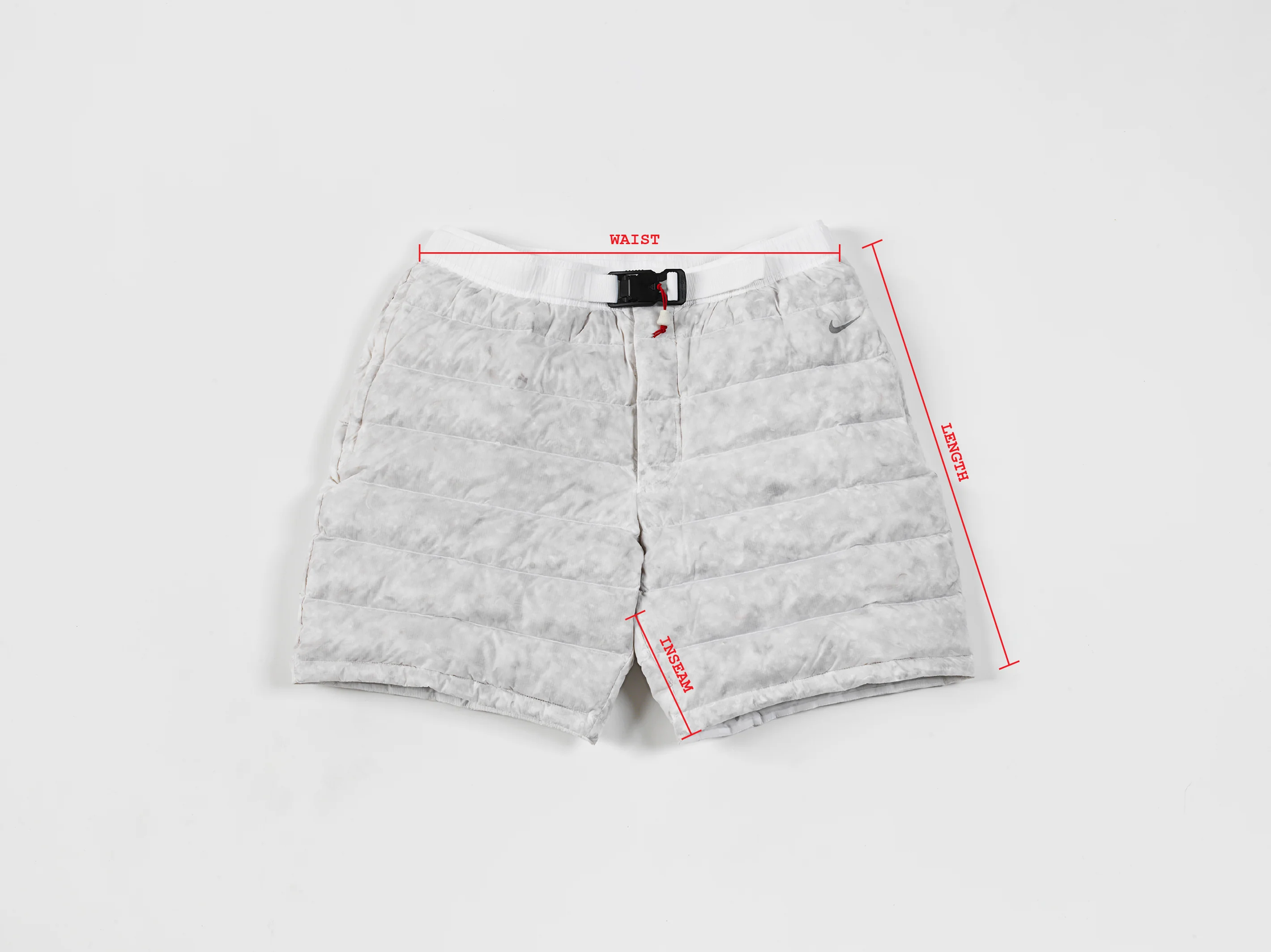 NikeCraft: Down Shorts (White) - Image 6