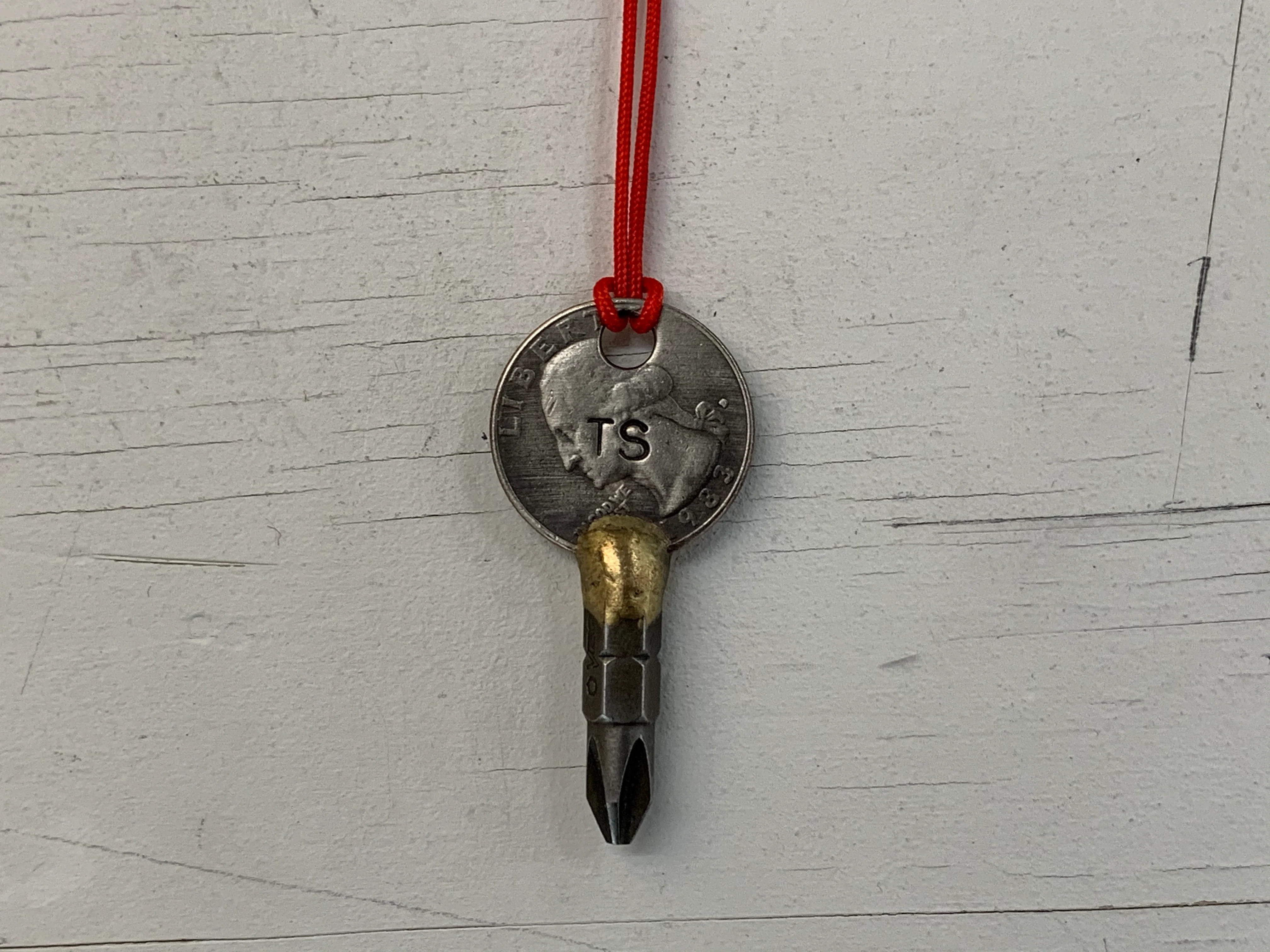 Quarter Screw Necklace - Image 2