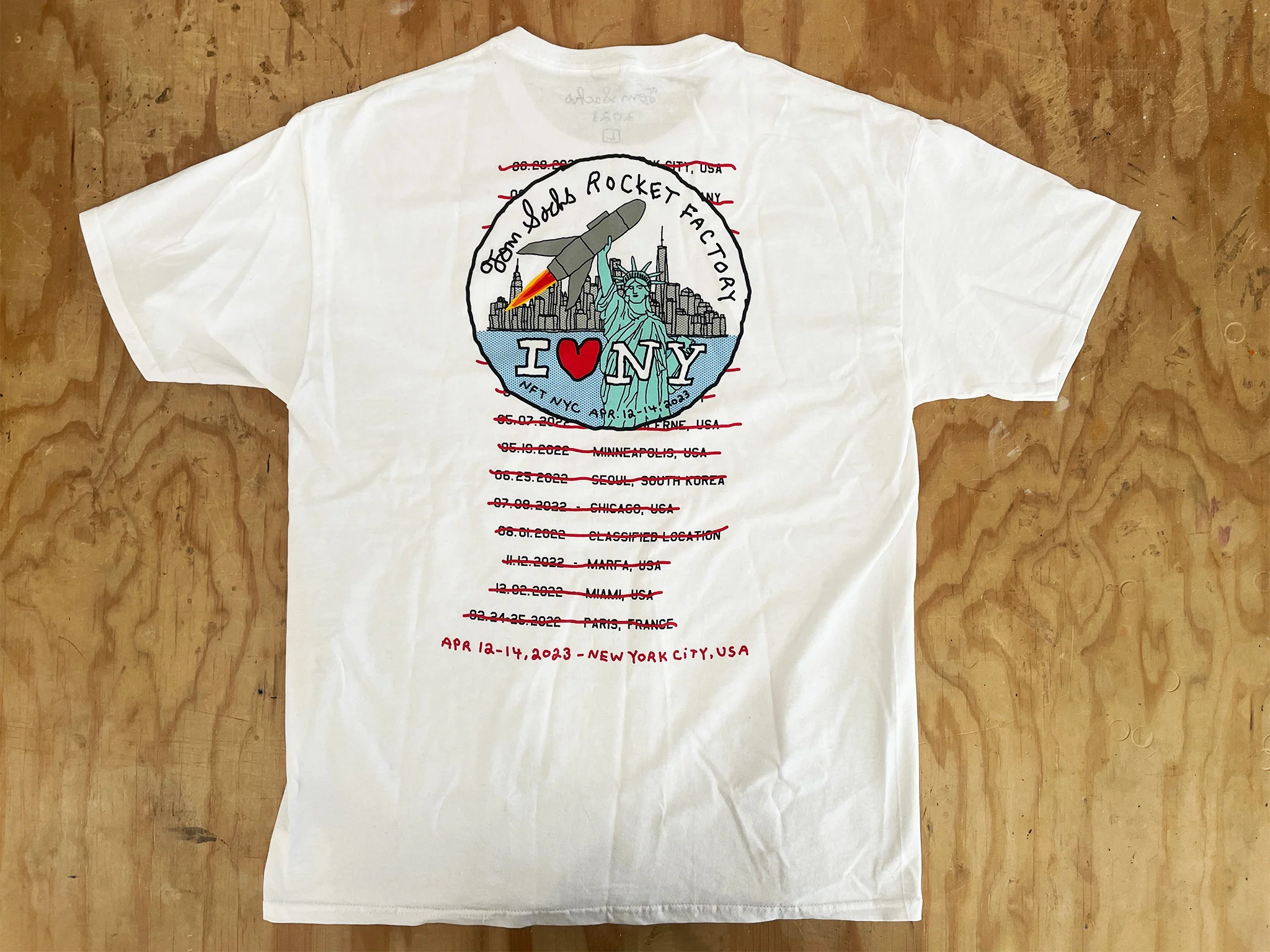 Rocket Factory NFT NYC Short Sleeve Tee - Image 5