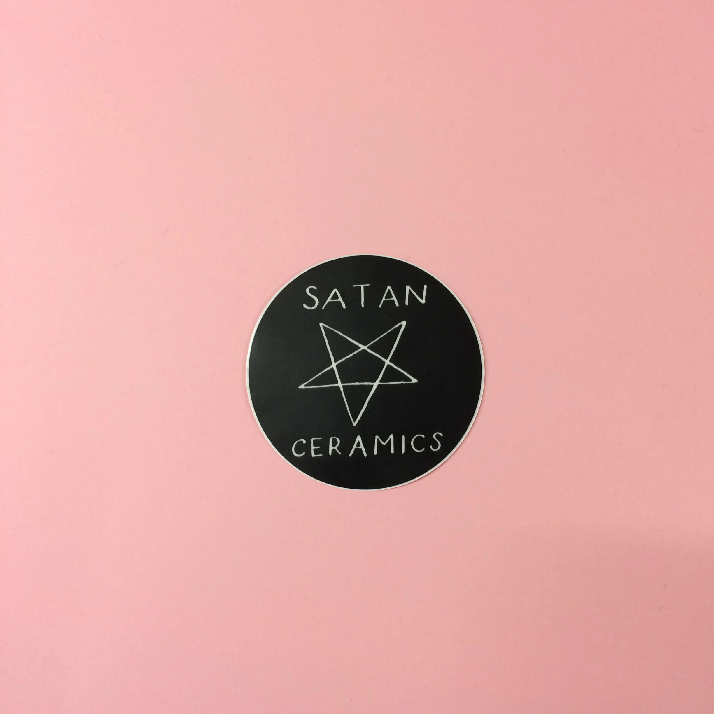 Satan Ceramics Sticker - Image 2