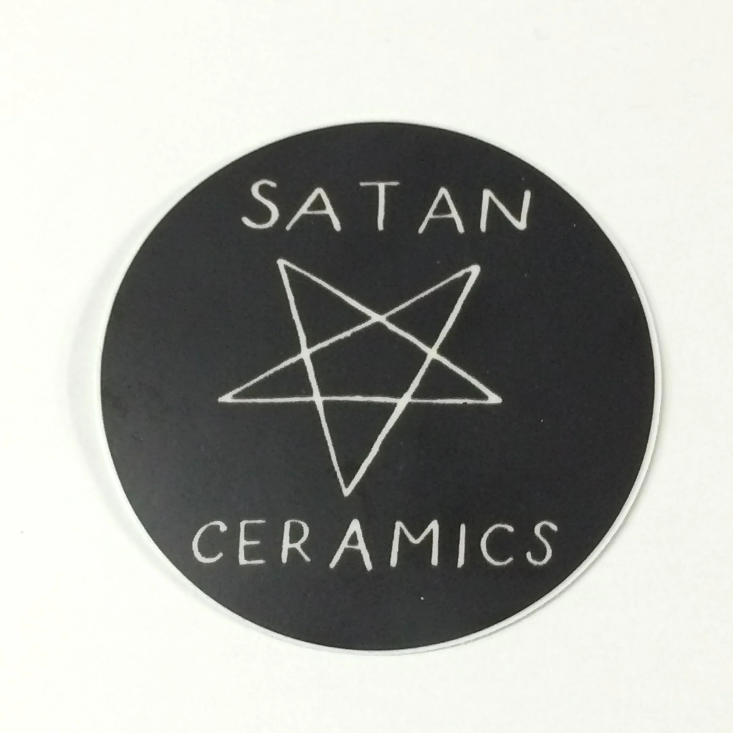 Satan Ceramics Sticker - Image 3