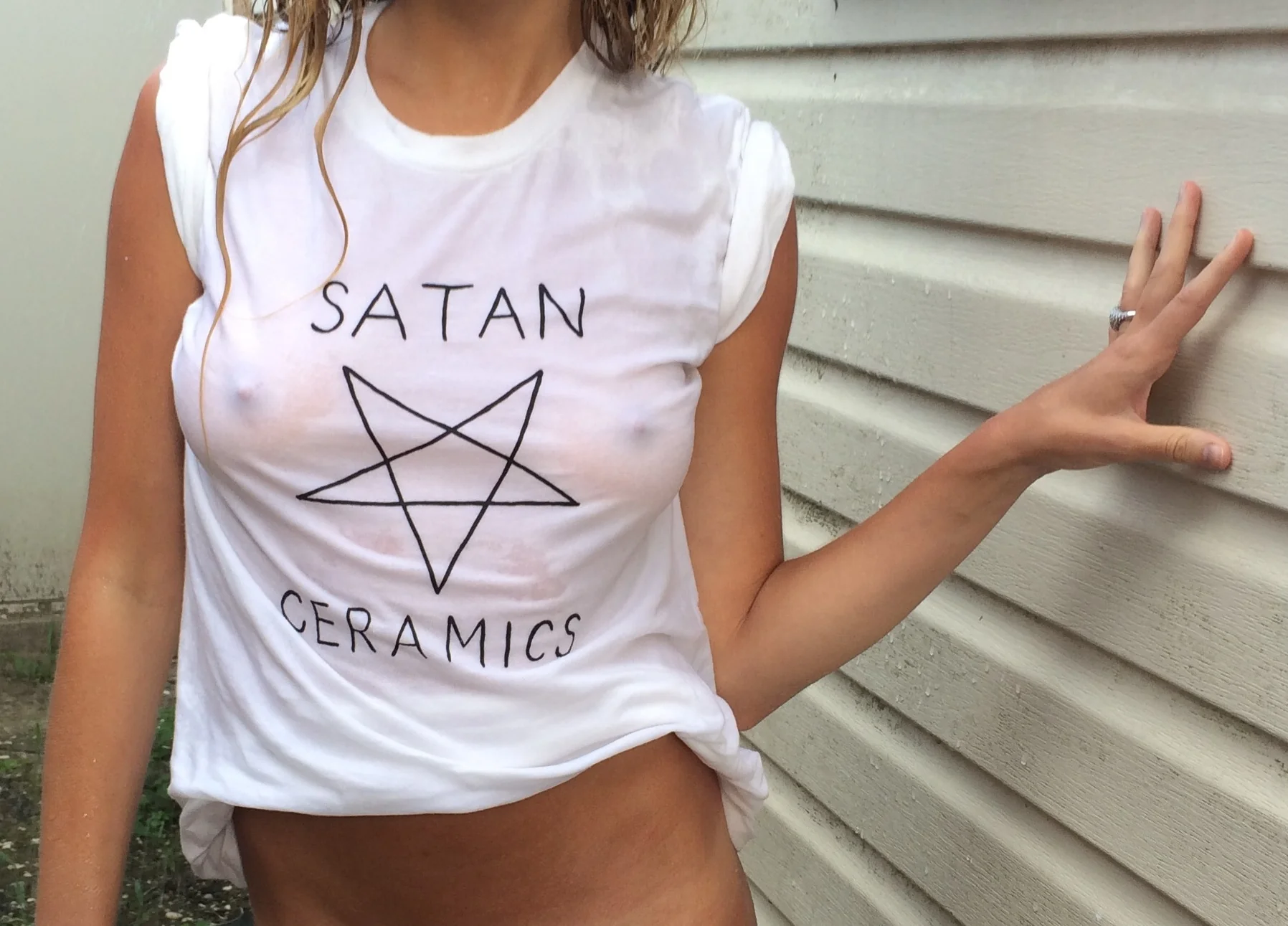 Satan Ceramics Tee - Image 2
