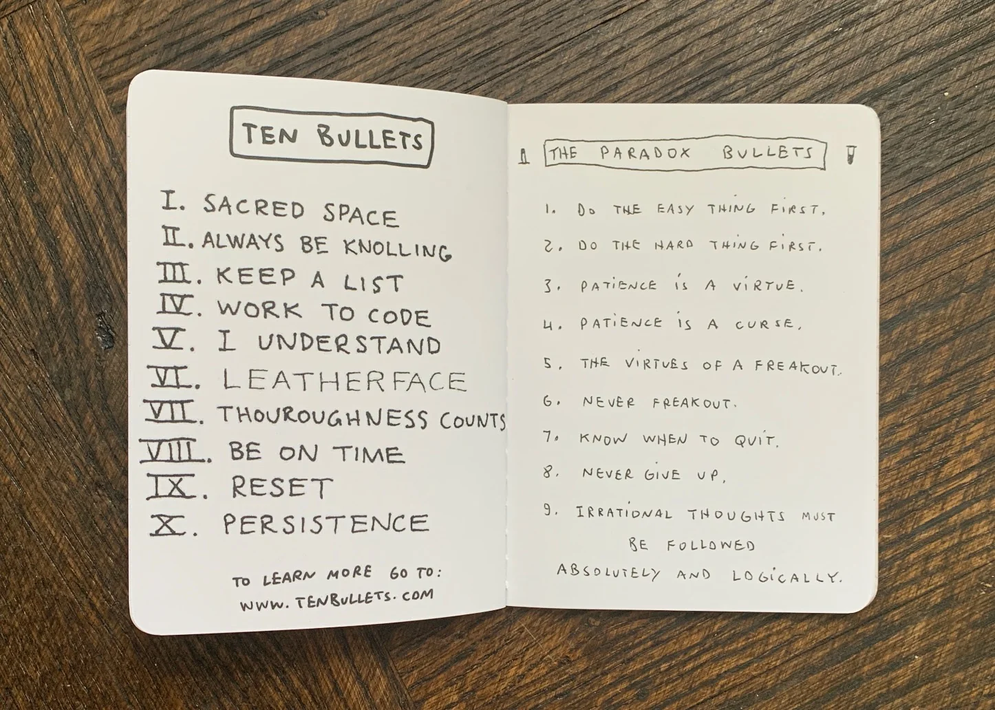 Ten Bullets Notebooks (3-Pack) - Image 6