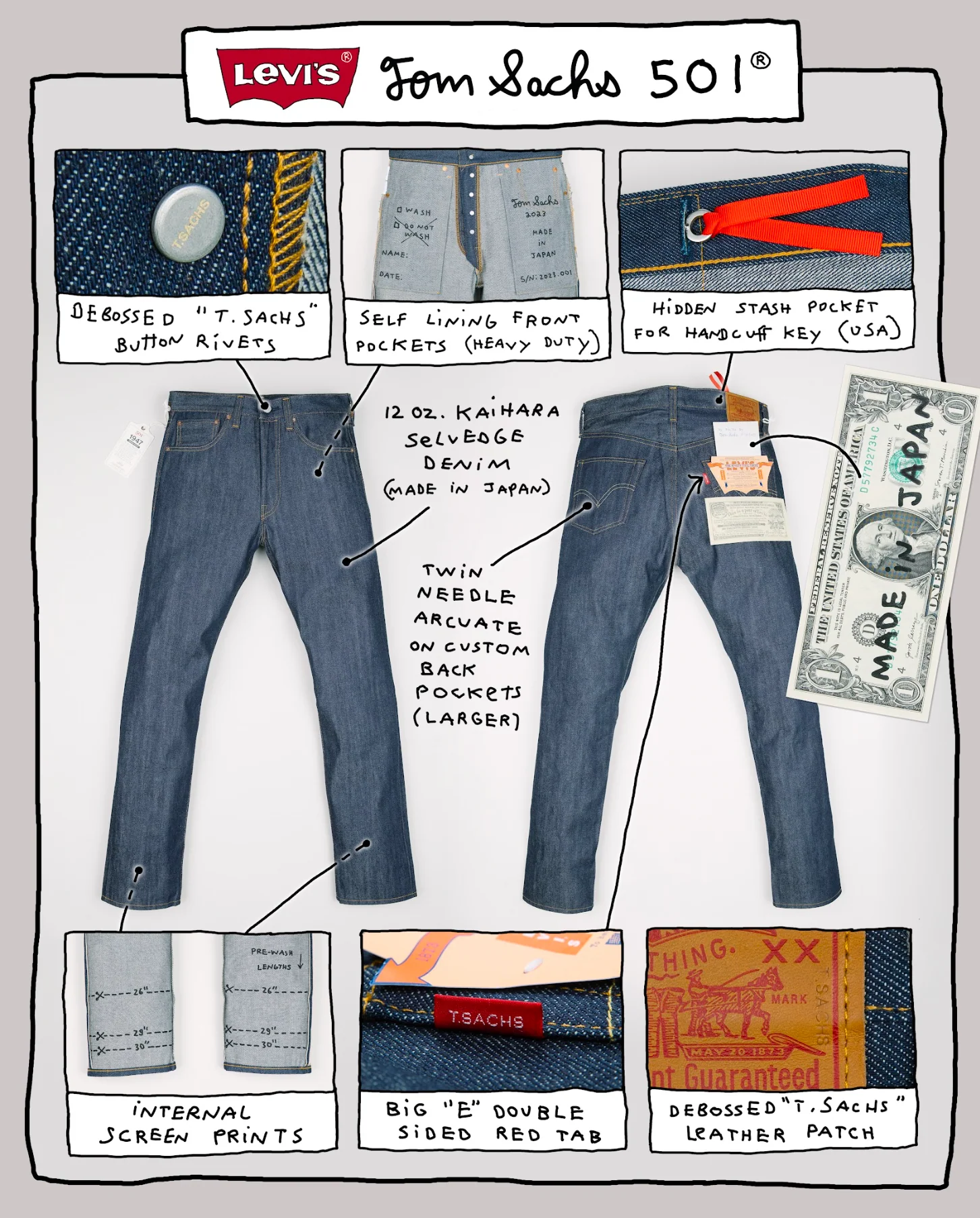Levis® Tom Sachs 1947, 501® Jean - Image 8