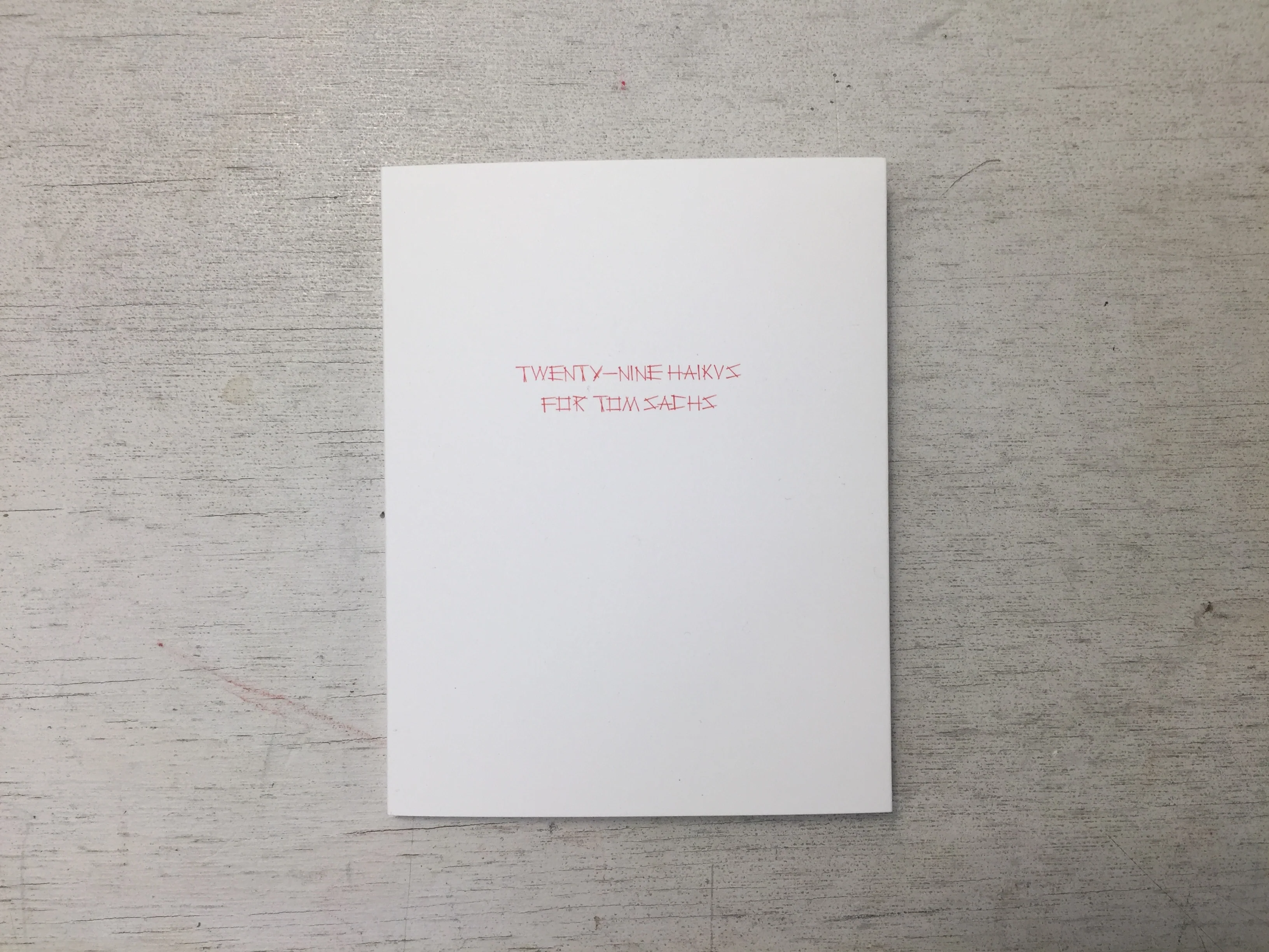 Twenty-Nine Haikus for Tom Sachs - Image 2